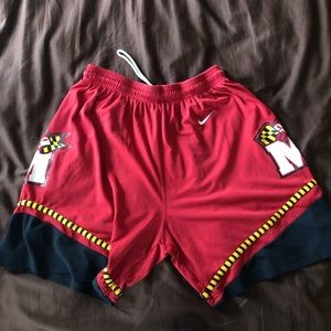 Vintage Nike Maryland Basketball shorts